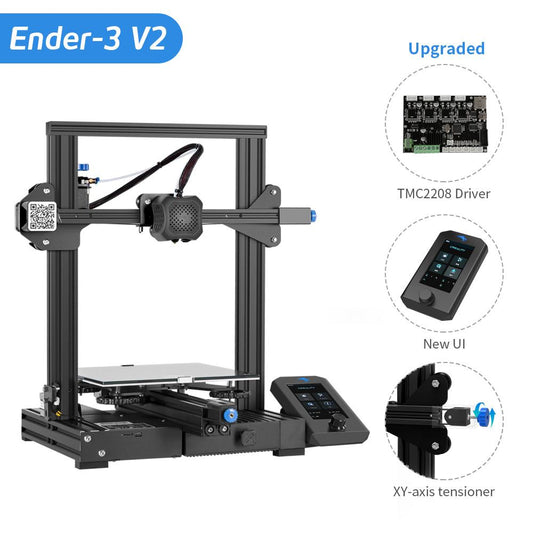 Creality Ender-3 V2 3D Printer Kit Silent TMC2208 (Oferta de Filamentos)