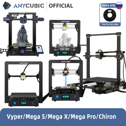 ANYCUBIC 3D Printer Vyper,Mega S,Mega X,Mega Pro (Oferta de Filamento)